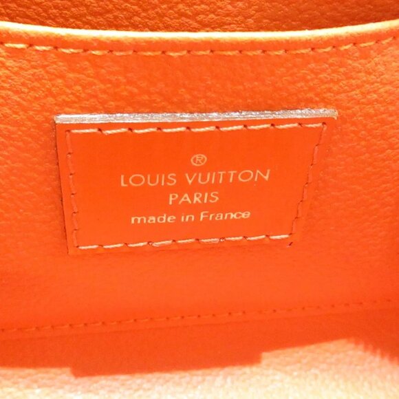 100% Authentic LOUIS VUITTON Pochette Cosmetic Epi Pouch Piment - Picture 8 of 8
